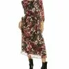 Anne Klein Clip Dot Midi Dress Women -Dresses shop 1050290417 RLLD 1