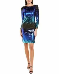 Nanette Lepore Sequin Shift Dress Women