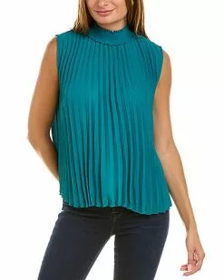 Nanette Lepore Pleated Halter Top Women