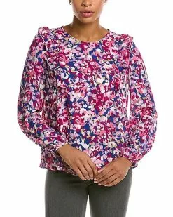 Nanette Lepore Ruffle Detail Top Women