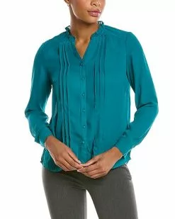 Nanette Lepore Pintuck Top Women