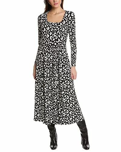 Anne Klein Square Neck Midi Dress Women 3 Anne Klein Square Neck Midi Dress Women