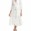 Badgley Mischka Lace Tiered Midi Dress Women -Dresses shop 1050555747 RLLD 1