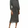 Anne Klein Metro Print Midi Dress Women -Dresses shop 1050806454 RLLD 1
