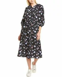 Nicole Miller Raglan Midi Dress Women