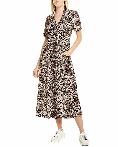 Nicole Miller Patch Pocket Shirtdress Women 3 Nicole Miller Patch Pocket Shirtdress Women