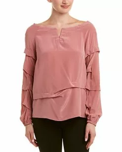 Nicole Miller Artelier Silk Top Women
