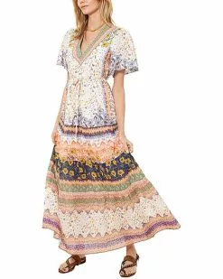 Hale Bob Tiered Maxi Dress Women