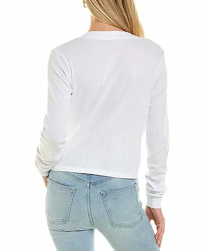 Monrow Pointelle Cardigan Women 4 Monrow Pointelle Cardigan Women - Image 2