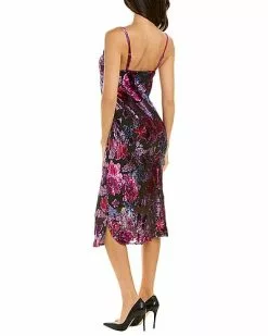 Hale Bob Silk-Blend Midi Dress Women -Dresses shop 1411074186 RLLD 2