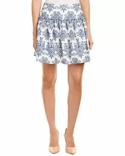 / Nicholas Embroidered A-Line Skirt Women
