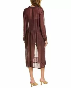 Rag & Bone Gia Silk-Blend Dress Women -Dresses shop 1411092205 RLLD 2