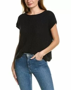 EILEEN FISHER Boucle Ballet Neck Sweater Women