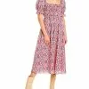 Celina Moon Smocked Midi Dress Women -Dresses shop 1411097850 RLLD 1