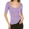 Vince Wide Rib Scoop Neck Top Women -Dresses shop 1411147837 RLLD 1