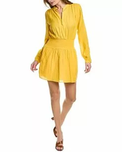 Rag & Bone Calista Silk-Blend Mini Dress Women