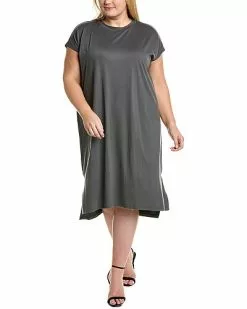 EILEEN FISHER Plus High Crewneck Dress Women