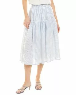 Avantlook A-Line Midi Skirt Women