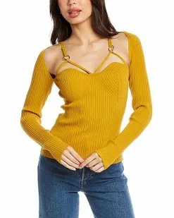 Nicholas Janine Rib Knit Top Women