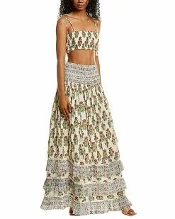 Ash & Eden 2pc Swara Skirt & Top Set Women
