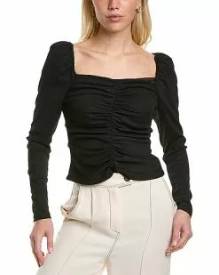 BCBGMAXAZRIA Ruched Top Women