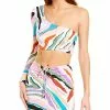 BCBGMAXAZRIA One-Shoulder Bikini Top Women