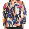 NIC+ZOE Plus Jigsaw Leaf Top Women 1 NIC+ZOE Plus Jigsaw Leaf Top Women -Dresses shop 1411252736 RLLD 1