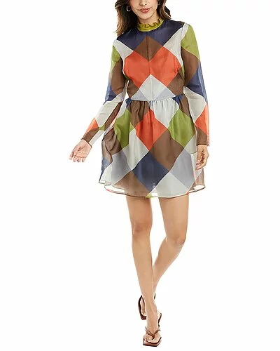 Valentino Silk Mini Dress Women 3 Valentino Silk Mini Dress Women