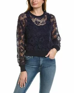 Rag & Bone Aleah Crochet Top Women