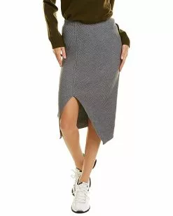 THEORY Evia Asymmetric Pencil Skirt Women
