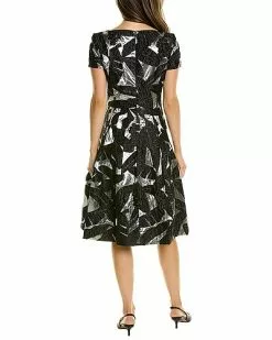 Oscar De La Renta De La Renta Jacquard Silk-Blend Mini Dress Women -Dresses shop 1411311734 RLLD 2