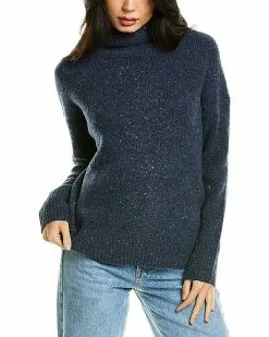 Vince Funnel Neck Wool & Alpaca-Blend Sweater Women