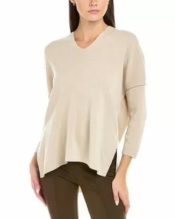 Lafayette 148 New York Hooded Wool Sweater Women