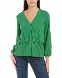 Vince Camuto Ross Front Knit Top Women