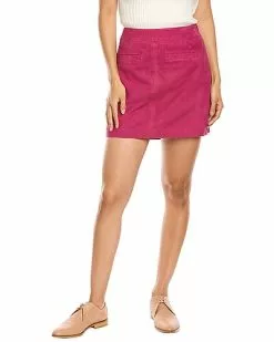 Trina Turk Virtual Suede Pencil Skirt Women
