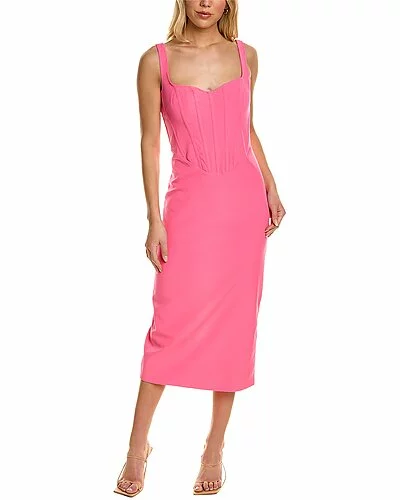 Bardot Fitted Midi Dress Women 3 Bardot Fitted Midi Dress Women
