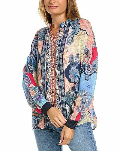 Johnny Was Onda Button Down Shirt Women 3 Johnny Was Onda Button Down Shirt Women