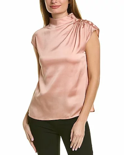 Vince Camuto Extended Button Shoulder Top Women 3 Vince Camuto Extended Button Shoulder Top Women