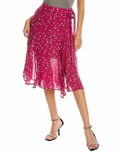 Rag & Bone Lily Floral Midi Skirt Women