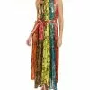Alice + Olivia Mertie Silk-Blend Maxi Dress Women -Dresses shop 1411399314 RLLD 1