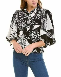 Gracia Shirred Blouse Women