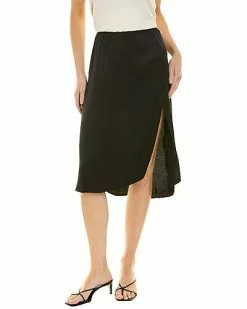 Chaser Silky Basics Midi Skirt Women