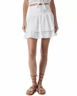 Alice + Olivia Bethie Tiered Mini Skirt Women