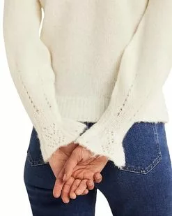 Boden Fluffy Frill Wool & Alpaca-Blend Jumper Women -Dresses shop 1411469944 RLLD 3