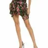 Alice + Olivia Zarya Asymmetric Silk-Blend Mini Skirt Women -Dresses shop 1411487553 RLLD 1