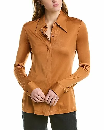 St. John Collared Silk Blouse Women 3 St. John Collared Silk Blouse Women