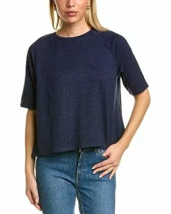 EILEEN FISHER Melange Crewneck Top Women