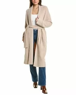 Lafayette 148 New York Boucle Wool & Cashmere-Blend Sweater Coat Women