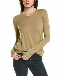 Lafayette 148 New York V-Neck Wool Sweater Women