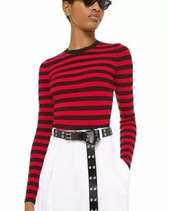 Michael Kors Stripe Bodysuit Women